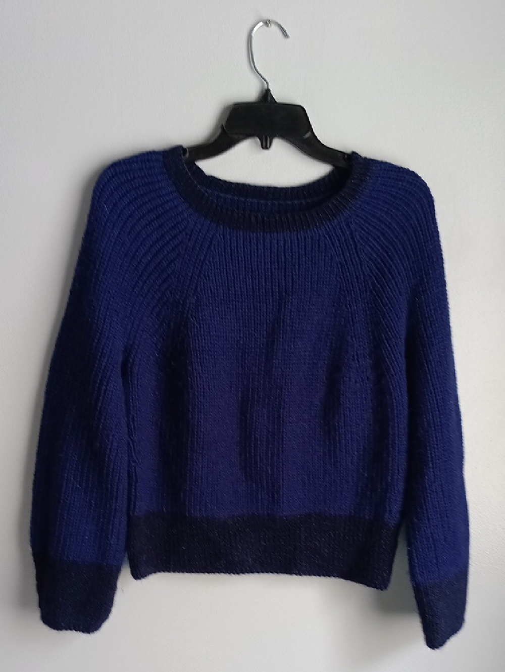 Wool Blend Ribbed Sweater